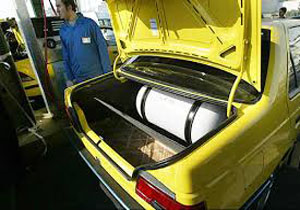 تست اجباری مخازن CNG خودروهای عمومی در گرگان