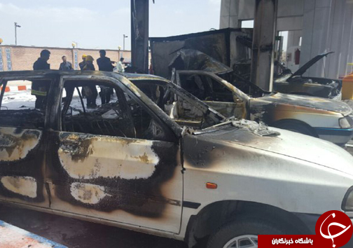 انفجار پمپ گاز حادثه آفرید + تصاویر