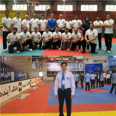 قضاوت داور ملایری در مسابقات تکواندو بین المللی جام باشگاههای آسیا