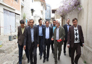 بازدید وزیر راه و شهرسازی از طرح های بازآفرینی شهری ساری