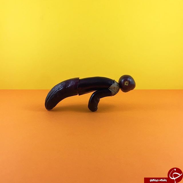 مجسمه های زیبا از میوه ها و سبزیجات+تصاویر