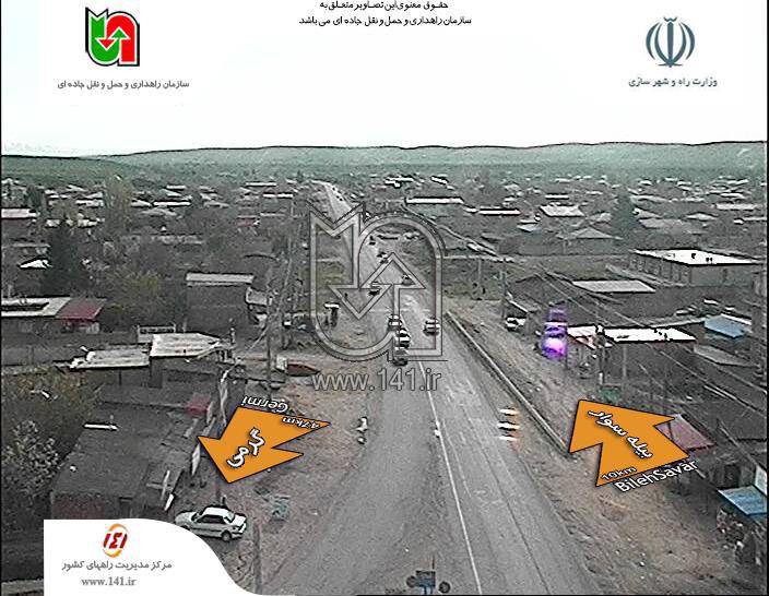 آخرین وضعیت ترافیکی محورهای مواصلاتی استان اردبیل + عکس