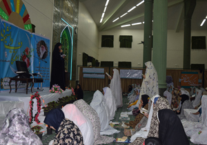 اعتکاف دانشجویان دختر در مسجد امام علی (ع) دانشگاه شهرکرد