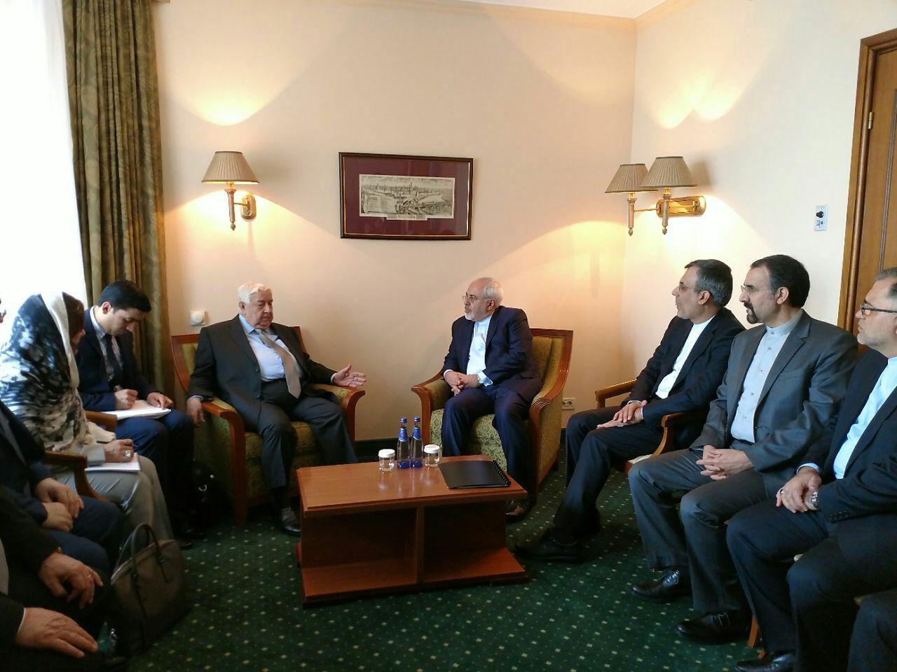 آغاز مذاکرات دو جانبه وزرای خارجه ایران و سوریه در مسکو