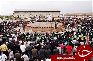 مراسم دو هزار ساله بیل گردانی در شهر نیم ور برگزار شد