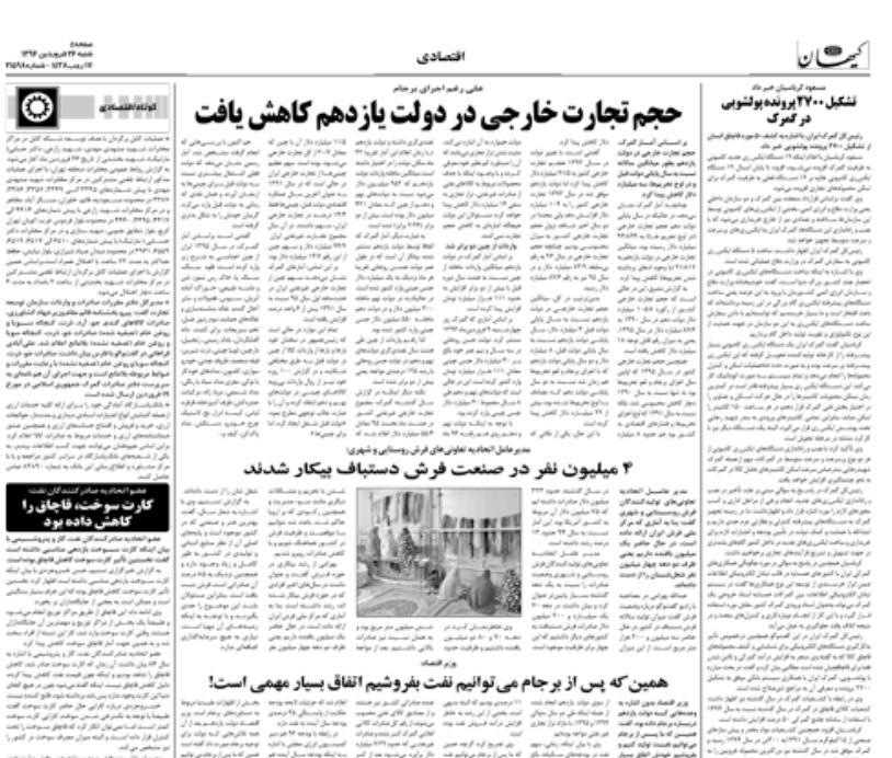 وابستگی دولت به واردات برای تأمین مخارج/بخش خصوصی ناجی بازار