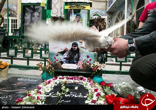 برگزاری تولد ۲۲ سالگی شهید مدافع حرم+عکس