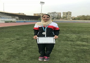 درخشش دونده بانوی یزدی در مسابقات دوومیدانی کارگران کشور