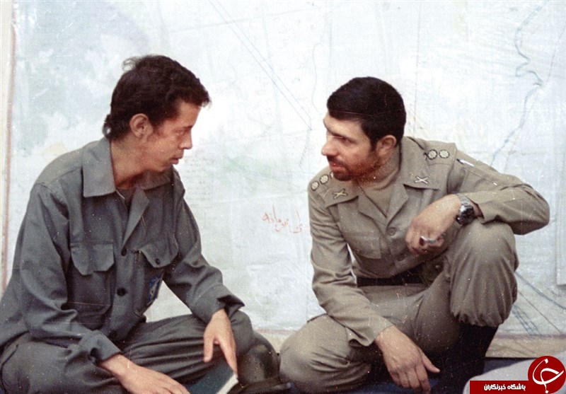 شهید صیاد شیرازی و شهید حسن باقری در یک قاب+عکس