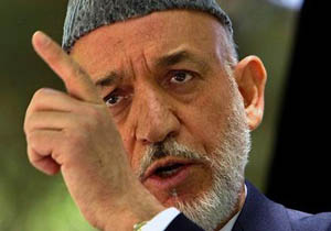 حامد کرزی: آمریکا را از افغانستان بیرون می‌کنم / آزمایش تسلیحاتی آمریکا در افغانستان توهین به ما و خاک ماست