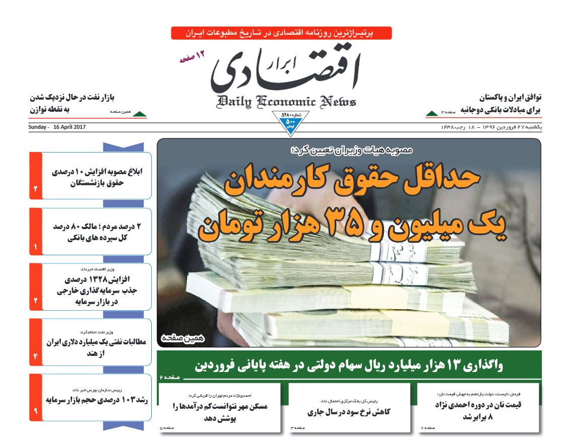 حداقل حقوق کارمندان یک میلیون و 35 هزار تومان/ از رنگ کردن پرتقال های داخلی تا نوبرانه های 100هزار تومانی