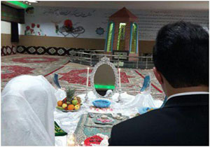 آغاز زندگی زوج آملی در مزار پنج شهید گمنام