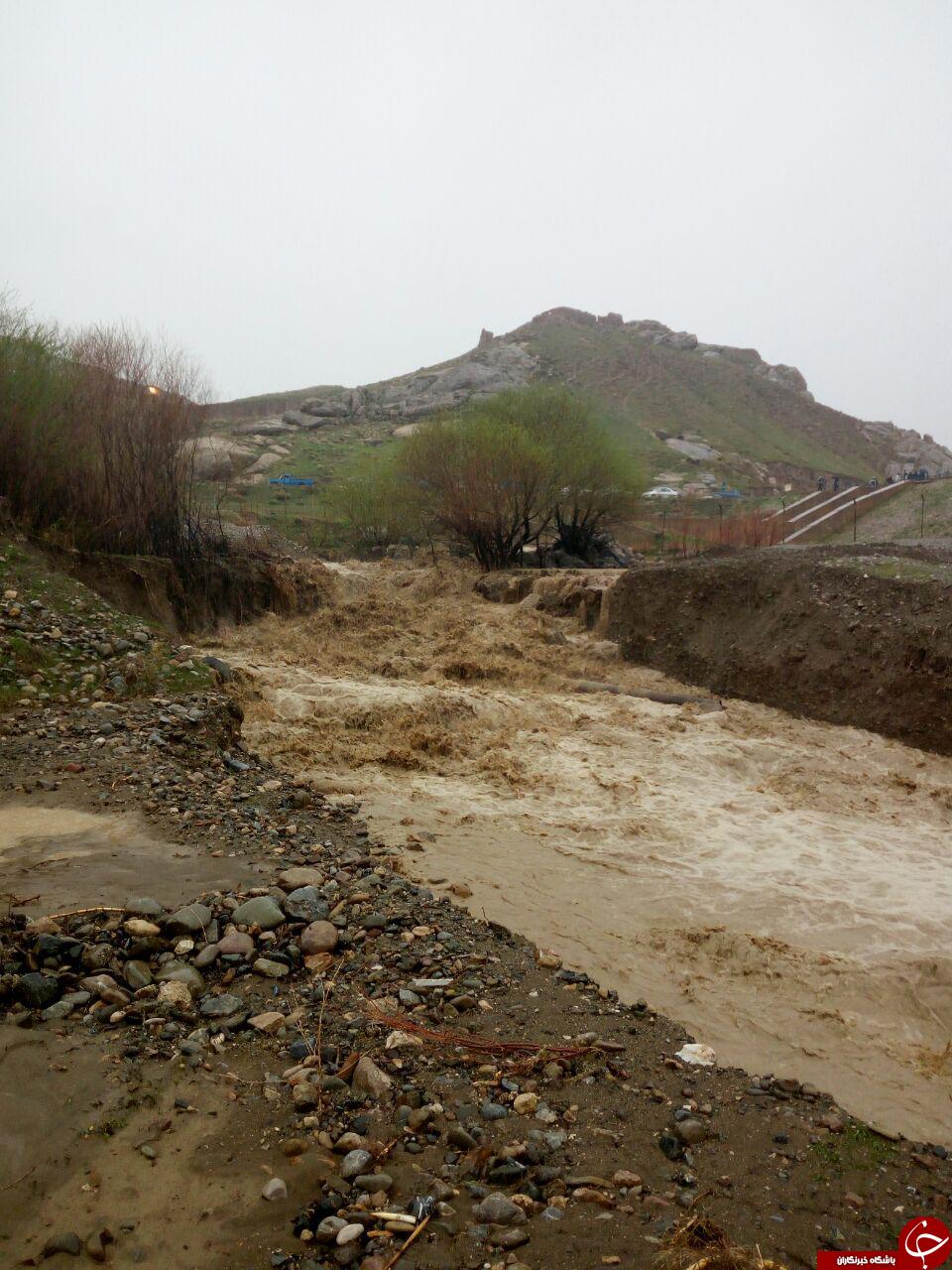 نمایی متفاوت از رودخانه نازلو چای + تصاویر