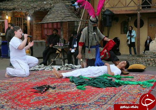 تعزیه دو طفلان مسلم در پارک ملل ساری