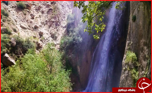 مرتفع ترین آبشار مازندران + تصاویر