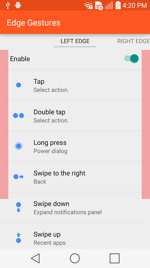 Edge Gestures