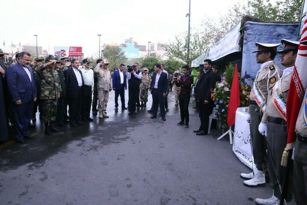 نمایش اقتدار و توان دفاعی ارتش جمهوری اسلامی در خراسان رضوی