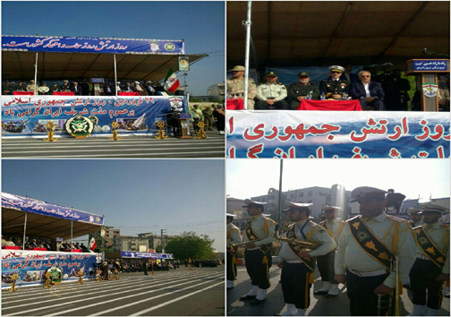 برگزاری مراسم روز ارتش + تصاویر