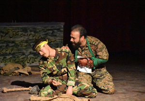 منتخب جشنواره سراسری تئاتر بسیج در کاشان به روی صحنه رفت