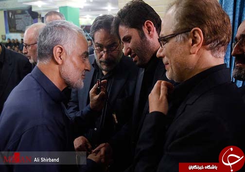 حاج قاسم سلیمانی در مراسم بزرگداشت سردار دانشیار