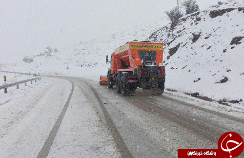 برف روبی گردنه گاماسیاب نهاوند+تصاویر