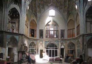 نمایی از کاروانسرای تاریخی امین‌الدوله + فیلم