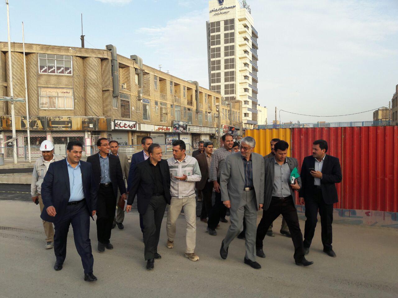 بازگشایی خیابان بهمنیار در کرمان