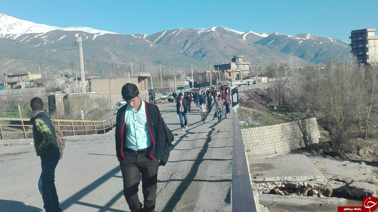 تخریب، پل هاشم&zwnj;آباد را تهدید می&zwnj;کند + فیلم
