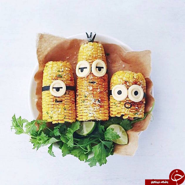 ايده های بسيار زيبا برای تزیین غذای کودک+تصاویر