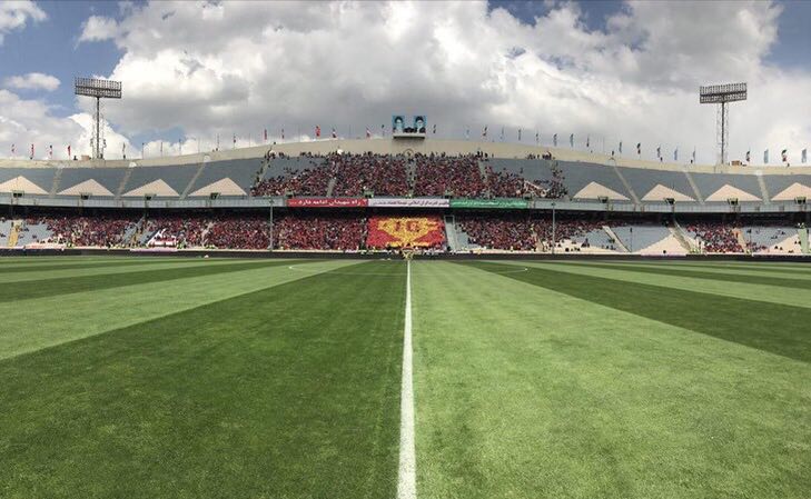 رونمايى از طرح موزاییکی هواداران پرسپولیس