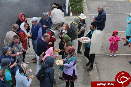 حضور گردشگران خارجی قطار عقاب طلايی در مازندران + تصاویر