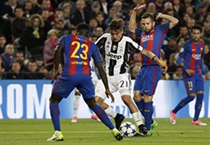 خلاصه بازی بارسلونا 0-0 یوونتوس + فیلم