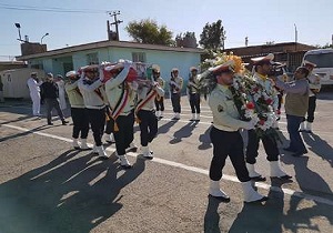 تشییع پیکر مامور وظیفه شناس کلانتری در آبادان