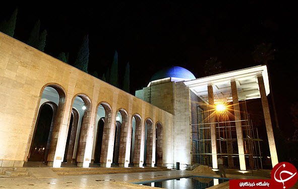عکس هایی زیبا از آرامگاه سعدی در شیراز+تصاویر