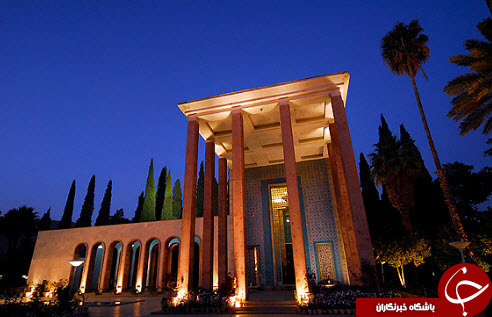 عکس هایی زیبا از آرامگاه سعدی در شیراز+تصاویر