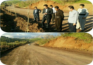 بازدید فرماندار جوانرود از مسیرگردشگری