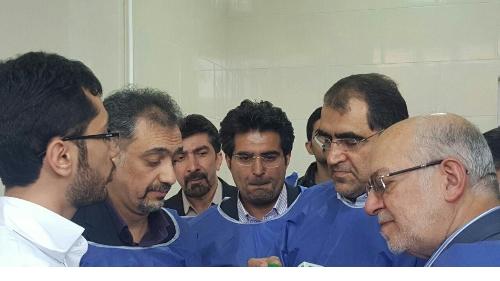 افتتاح اولین تولیدکننده ایمپلنت&zwnj;های دندانپزشکی در کشور توسط وزیر بهداشت