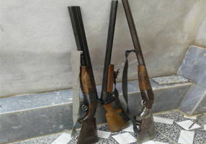 دستگیری شکارچی متخلف در کیاسر