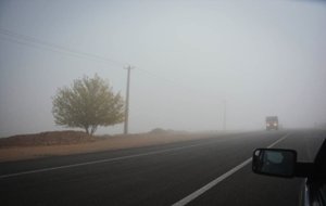 مه غلیظ صبگاهی در گردنه های کوهستانی زنجان