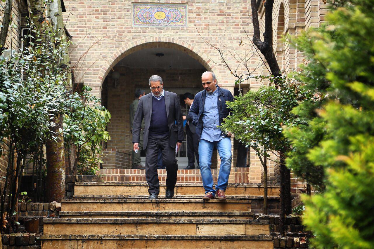بازدید مدیر شبکه سوم سیما از پشت صحنه &laquo;دیوار به دیوار&raquo;