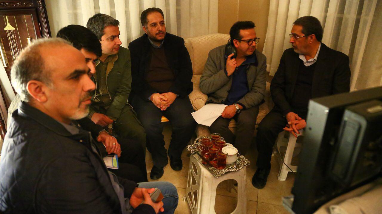 بازدید مدیر شبکه سوم سیما از پشت صحنه &laquo;دیوار به دیوار&raquo;