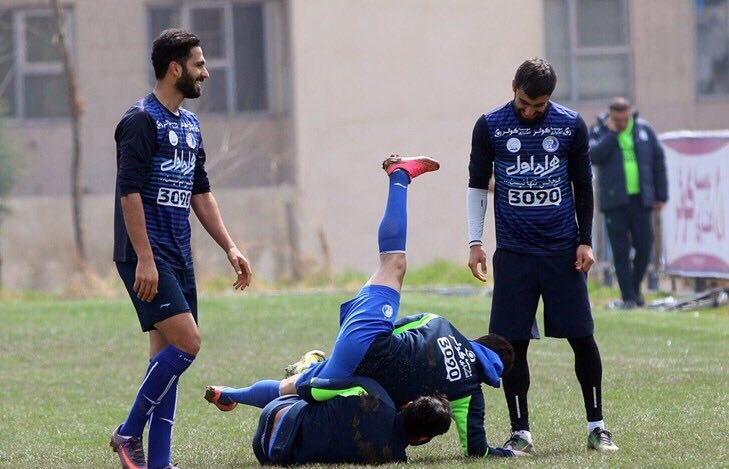 دومين تمرين سال ٩٦ آبى پوشان برگزار شد