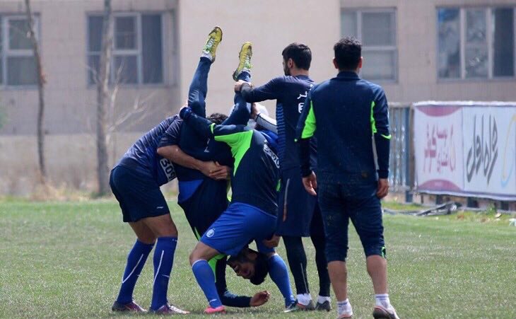 دومين تمرين سال ٩٦ آبى پوشان برگزار شد