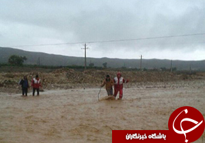 نجات 14 نفر از سیلاب