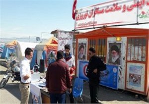 پذیرای بیش از هزار مسافر نوروزی در پست ایمنی و سلامت پلدشت