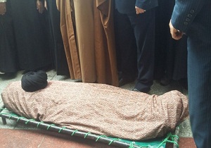 مراسم ترحیم آیت الله ابن الرضا خوانساری در قم برگزار شد