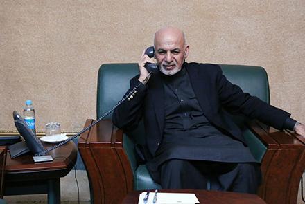 گفتگوی تلفنی اشرف&zwnj;غنی با وزیر امور خارجه بریتانیا