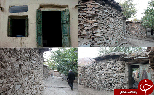 کوچک ترین روستای خورشیدی نهاوند با خانه های سنگی چند صدساله+تصاویر