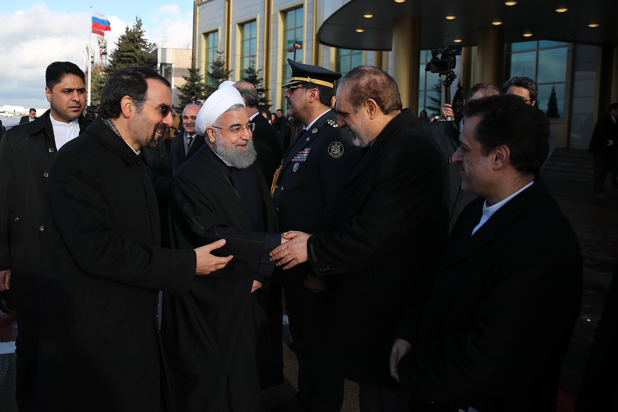 رییس جمهور وارد مسکو شد