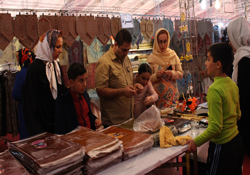 نمایشگاه سوغات و صنایع دستی استان&zwnj;ها در ساری + تصاویر
